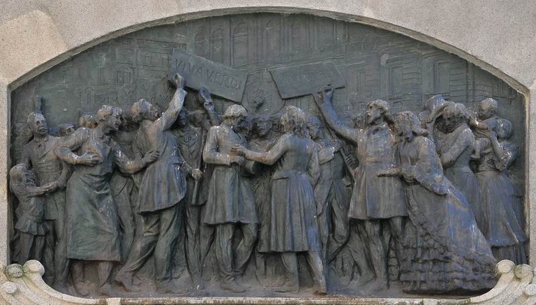 particolare, uno dei bassorilievi